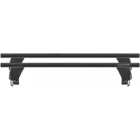 Menabo Delta Black | Dachträger Jeep - Renegade (BU) 2014+ - Aluminium - Länge 137 cm - Tragkraft 50 kg - 2er-Pack