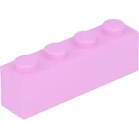 LEGO 50 Stück 3010 Stein Brick 1x4 Part Basic Steine 50 Hellrosa
