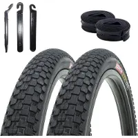 Kenda 2 x K-905 K-Rad 26" MTB Fahrradreifen Schwarz 58-559 (26 x 2.30) + 2 passende Schläuche DV inkl. maxxi4you Reifenheber