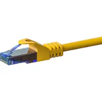 Dsit CAT6a Netzwerkkabel 100% Kupfer - U/UTP - 15 Meter - Gelb