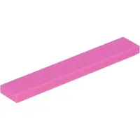 LEGO 1x6 Fliesen 6636 - 250 Stück Dunkles Pink