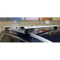 Menabo Lince Silver XL | Dachträger Volvo - V60 2019+ - Aluminium - Länge 135 cm - Tragkraft 90 kg - 2er-Pack