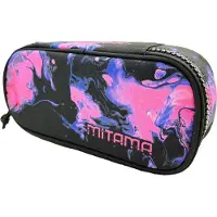 Mitama Volles Federmäppchen "Oval", rosa/schwarz, 64328-90004