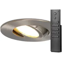 HOFTRONIC™ LED Einbaustrahler Napels 8W 570lm 2700K Edelstahl IP65 dimmbar