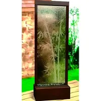 AEA Wandpaneel Led Wasserwand Wasser Wände Blasen Wand Waterwall 60x180cm Trennwände