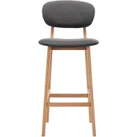 vidaXL "2026 Aktion"Barhocker 2er Set - CLORIS - Barstuhl - Optimal Komfort, Dunkelgrau Stoff - 45 x 47 x 92 cm - NeuMöbel6790993