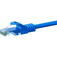 Dsit CAT5e Netzwerkkabel, U/UTP, 30 meter, Blau, 100% Kupfer