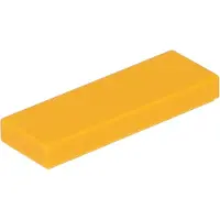 LEGO 1x3 Fliesen 63864 - 100 Stück Helles Hellorange
