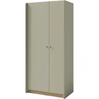 Beautysofa DREHTÜRENSCHRANK Alex für Jugenzimmer, mit 2 Türen, Eukalyptus