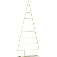 Syfax Metall Weihnachtsbaum Gold 150 cm Pulverbeschichteter Stahl