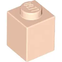 LEGO 50x Stein 1x1, Hellnougat