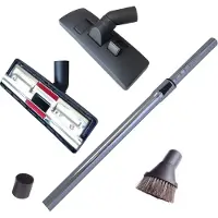Hossi's Wholesale Staubsaugerrohr 35mm mit 272mm Staubsaugerdüse & Saugpinsel, kompatibel für AEG ACS 1800 Classic Silence - Universelles Set für eine gründliche Reinigung