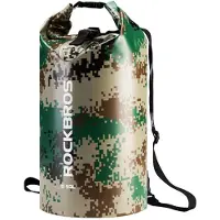 RockBros Dry Bag Wasserdicht Packsack für Wassersport, Strand Camouflage 30L