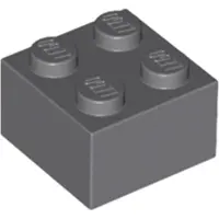 LEGO 3003 Dunkelgrau (Dark Bluish Gray) 50 Stück