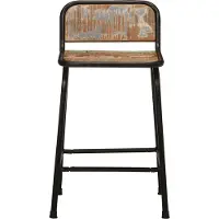 vidaXL Stabli Möbel Barhocker 4er-set 46x35,5x70cm Altholz Massivholz - Barhocker Neu design309144