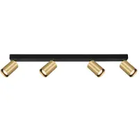 ITALUX Strahlerlampe NESTO SPL-23436-4-BK-GD