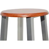 vidaXL "im Sonderangebot"Barhocker 2er Set - CLORIS - Barstuhl - Optimal Komfort, Metall mit MDF-Sitz - 30 x 30 x 70 cm - DEMöbel4889548