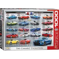 Empireposter 1000 Teile Puzzle - Puzzle - Chevrolet Camaro Evolution + DeLuxe 3er Set Puzzle Zubehör