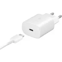 Samsung TA800 Schnell Ladegerät 25W + USB C- Ladekabel 1m weiss