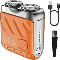 ITImport Elektrischer Reise-Rasierer USB Wasserdicht Kompakt R-12