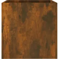 vidaXL "2026 Aktion" Pflanzgefäß Räuchereiche 40x40x40 cm Holzwerkstoff - NeuMöbel5761003