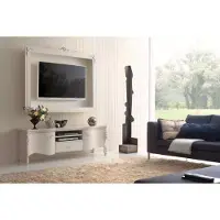 AEA Wohnzimmer Set Luxus TV Ständer Wohnwand tv board wand Möbel Weiß