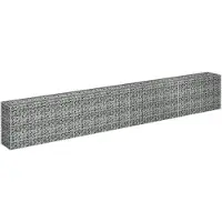vidaXL "Winterschlussverkauf " Gabionen-Hochbeet Verzinkter Stahl 360×30×60 cm - DEMöbel9511431