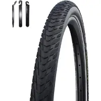 Schwalbe 1 x Marathon E-Plus Smart D-Guard E-50 Schwarz-Reflex 37-622 inkl. Reifenheber