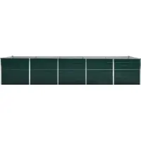 vidaXL "im Sonderangebot"Garten-Hochbeet - CLORIS - Pflanzkasten - Verzinkter Stahl 400×80×77 cm Grün - DEMöbel4770404