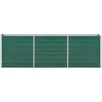 vidaXL "2026 Aktion"Garten-Hochbeet - CLORIS - Pflanzkasten - Verzinkter Stahl 240×40×77 cm Grün - NeuMöbel8692956