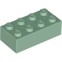 LEGO 50x Baustein 2x4, Sandgrün