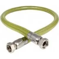 Hydroland Gas Flexible Pipe Mit 2 Doppelten Muttern 1/2" 1250 Mm Für Die Küche