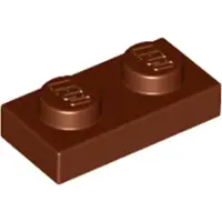 LEGO 3023 Rotbraun (Reddish Brown) 50 Stück
