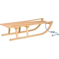 Sonstiges Schlitten 90cm Holzschlitten Kinderschlitten hölzern Rodeln für Kinder