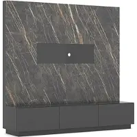 AEA Modern Grau Luxus Wohnwand Holzmöbel Designer Wohnzimmermöbel Einrichtung