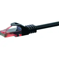 Dsit CAT6 Netzwerkkabel, U/UTP, 50 Meter, Schwarz, 100% Kupfer (DC-60-500)