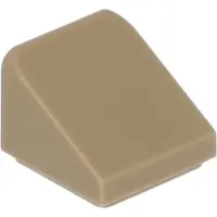 LEGO 1x1 Schrägstein 30° x 1 x 1 x 2/3 54200 - 250 Stück Dunkles Beige