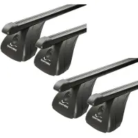 VDP 4 Stangen Dachträger AURILIS kompatibel mit für VW kompatibel mit für VW T5 ab 03 STAHL