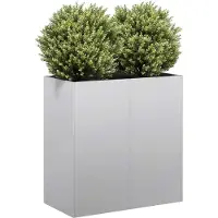 Prolenta Maison Exclusive - Pflanzkübel 80x40x80 cm Verzinkter Stahl