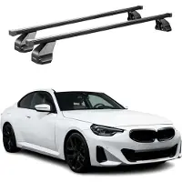 Omac Menabo Dachträger für BMW 2er G42 G87 Coupe 2021-2025 75kg Stahl Schwarz 2x