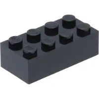 LEGO 250 Stück , Teil Nr. 3001 in Schwarz (Black)