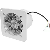 StarTech.com Abluftventilator - Luftleistung 220 m³/h - Motor 2600 U/min - Geräusch 50–60 dB - Größe 19×19 cm - Material Eisen - Für Küche/Bad/Büro - Weiß