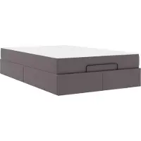 Syfax Bettgestell mit Matratze Sonstiges 2 pcs Grau PVC