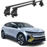 Menabo Dachträger Grundträger für Renault Megane E-Tech 2021-25 Stahl Schwarz 2x