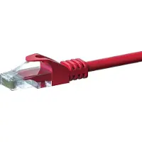 Dsit CAT5e Netzwerkkabel, U/UTP, 50 Meter, Rot, 100% Kupfer (DC-55-500)