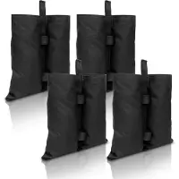 HENGDA 4X Pavillon Sandsäcke Standfuß Gewichte Set schwarz Für Zelt Faltpavillon Halterung Party robust Waterproof Outdoor-Sandsack gewichtete Füße