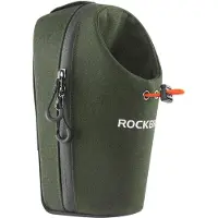 RockBros Fahrradlenker Tasche mit Flaschenhalter Getränkehalter ca.1,5L Dunkelgrün