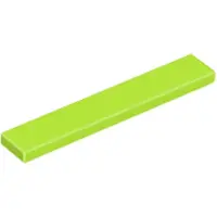 LEGO 1x6 Fliesen 6636 - 50 Stück Lime