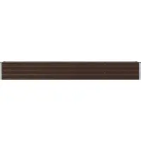 vidaXL "Winterschlussverkauf "Garten-Hochbeet - CLORIS - Pflanzkasten - Verzinkter Stahl 320×40×45 cm Braun - DEMöbel2621392