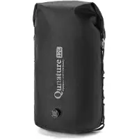 Qunature 6L Fahrradtasche 100% Wasserdicht Rollverschluss Bikepacking Gepäcktaschen Packtasche Kompressionssack Schwarz